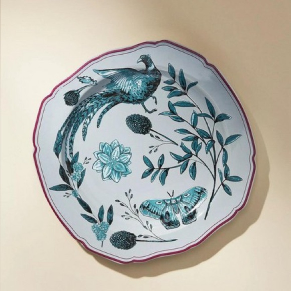 Anthropologie Elin Dessert Plate - Wedgewood Blue